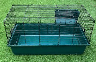 Green guinea pig clearance cage