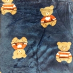 Blue bear guinea pig pouch with soft fleece and double lining