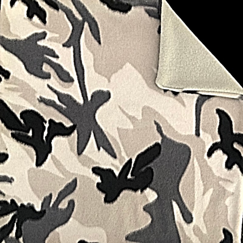 Grey Camo Guinea Pig Fleece Blanket Grey camo fleece blanket with double layer construction