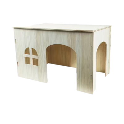 Wooden House Flat Roof