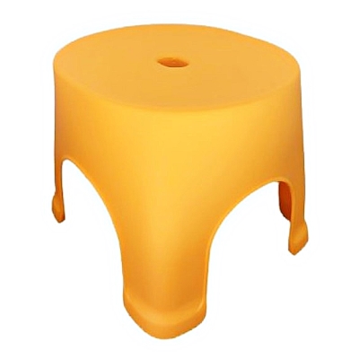 Yellow plastic pet house