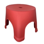 Red plastic pet house