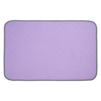 2x4 C&C guinea pig cage with purple fleece liner for indoor bedding