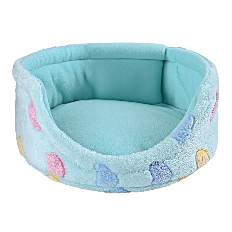 Green Heart Sofa bed Green hearts print guinea pig cave bed